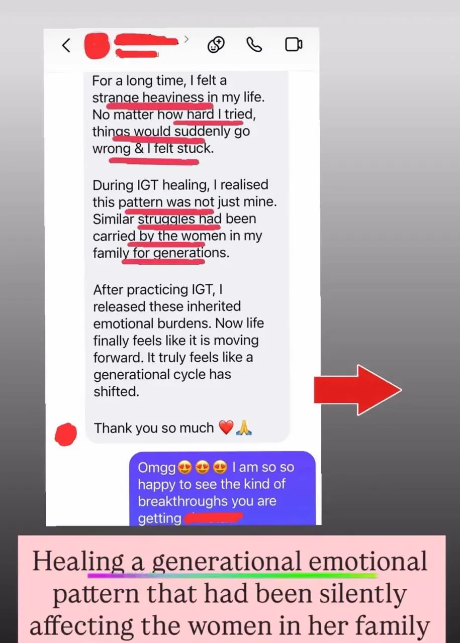 Intergenerational Trauma Healing testimonial image 6