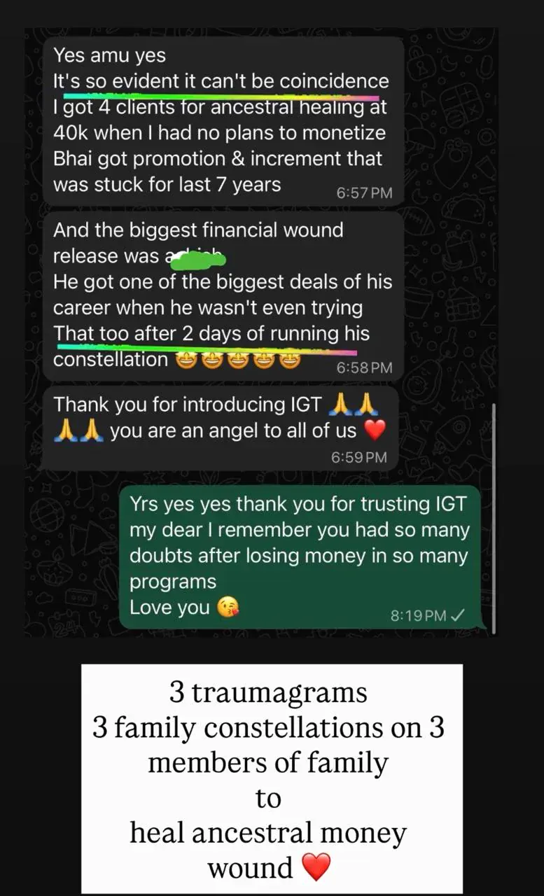 Intergenerational Trauma Healing testimonial image 11